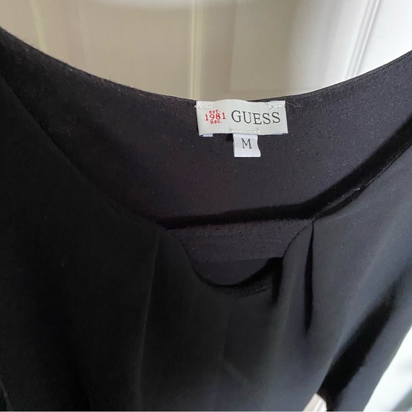 Guess size medium black tank top - Picture 3 of 5